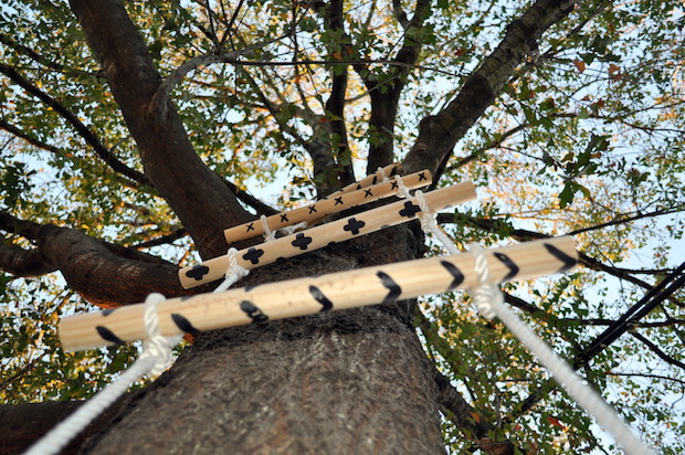 How-To: Rope and Wood Tree Ladder